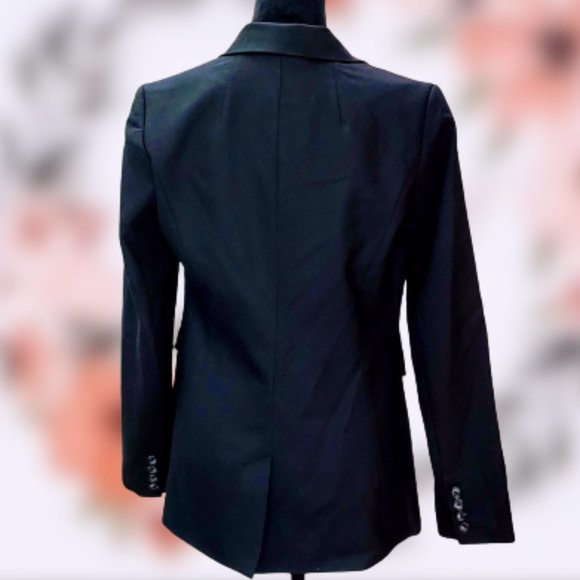 💕1901 Black 2 Button Blazer size 8 - Picture 5 of 11